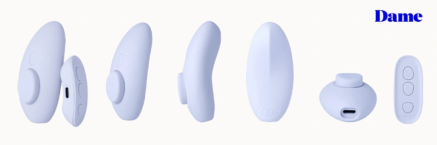 Dame Lay Panty Vibrator Product Photos From Different Angles