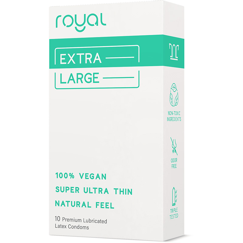 Royal Extra Large Ultra Thin Vegan Condoms