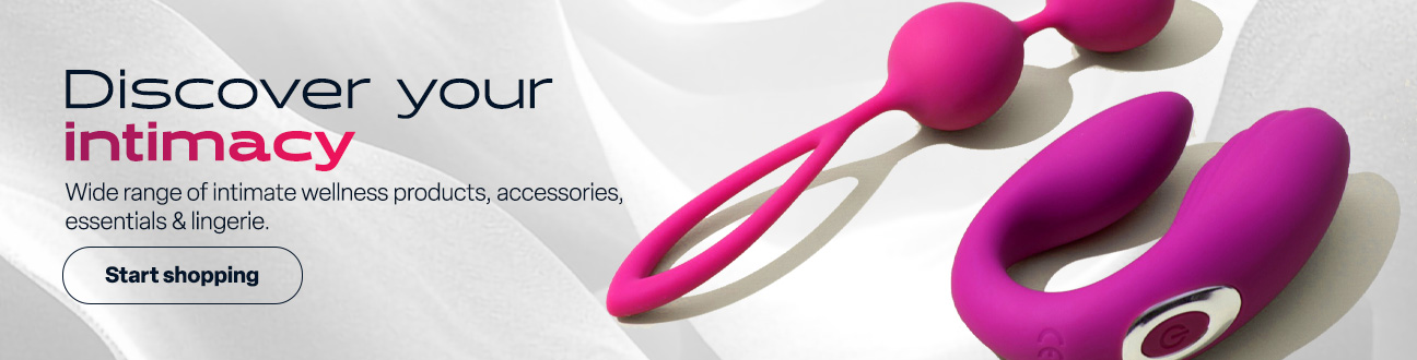 Wide range of intimate wellness products, accessories, essentials & lingerie.